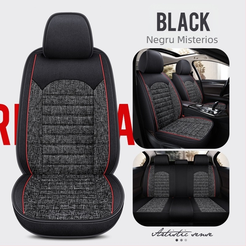 23 de noi perne auto all-inclusive din cânepă grosieră în patru culori, pernă universală pentru scaune Four Seasons cu cinci locuri, o generație de export en-gros