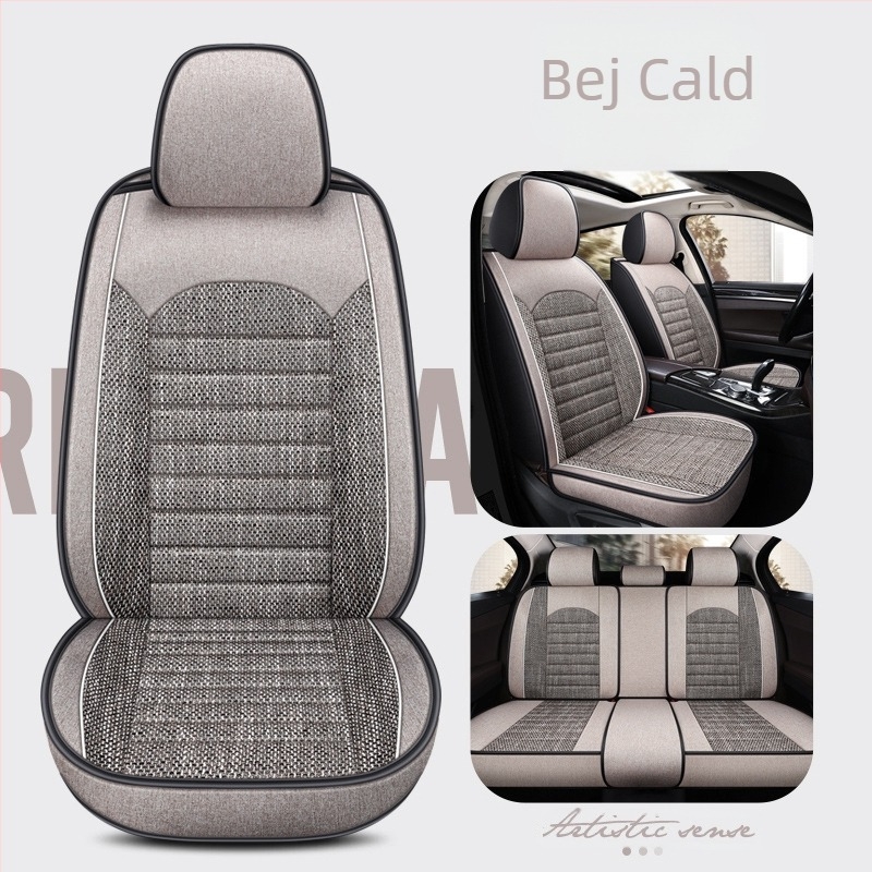 23 de noi perne auto all-inclusive din cânepă grosieră în patru culori, pernă universală pentru scaune Four Seasons cu cinci locuri, o generație de export en-gros