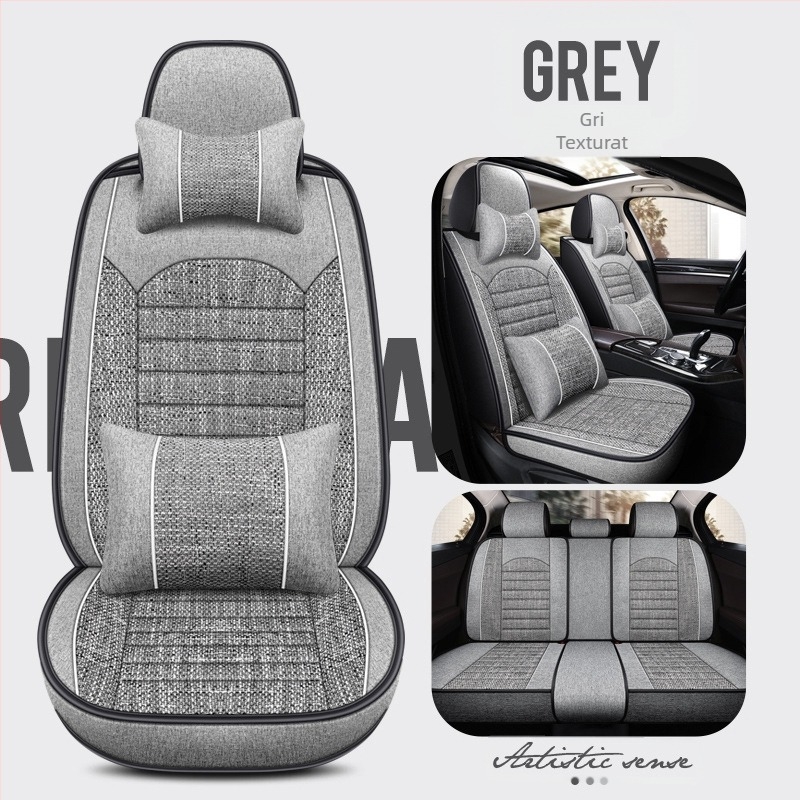 23 de noi perne auto all-inclusive din cânepă grosieră în patru culori, pernă universală pentru scaune Four Seasons cu cinci locuri, o generație de export en-gros
