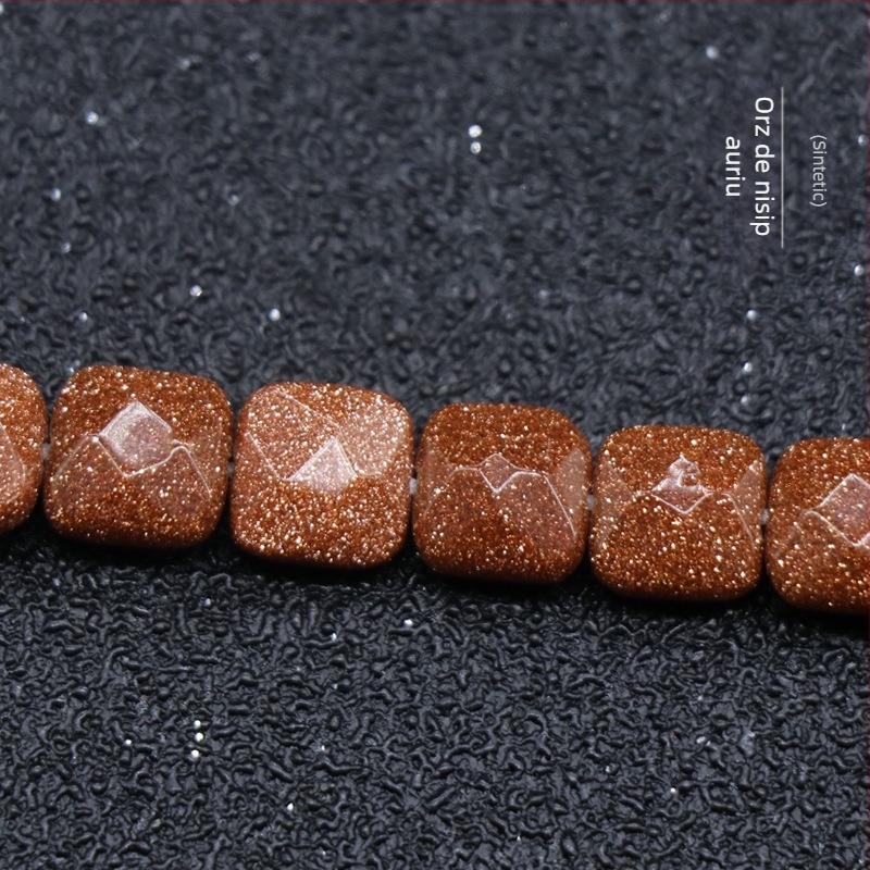 Agat cristal, piatră semiprețioasă, 8 mm, pătrat, fațetat, mărgele libere, brățară DIY, colier, accesorii bijuterii, materiale, en-gros