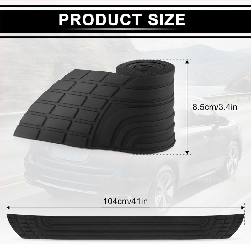 Bandă de protecție anti-coliziune pentru portbagajul mașinii, disponibilă pe Amazon, care poate fi tăiată