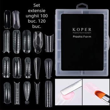 Mucegai de cristal pentru unghii transfrontaliere, extensie de cristal, fototerapie rapidă fără hârtie, extensie de unghii 120, mucegai de șarpe