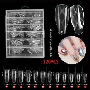 Mucegai de cristal pentru unghii transfrontaliere, extensie de cristal, fototerapie rapidă fără hârtie, extensie de unghii 120, mucegai de șarpe