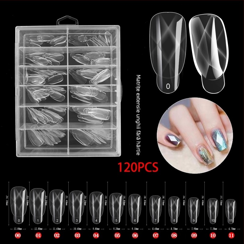 Mucegai de cristal pentru unghii transfrontaliere, extensie de cristal, fototerapie rapidă fără hârtie, extensie de unghii 120, mucegai de șarpe