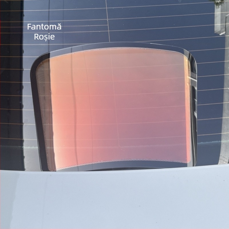 Folie solară colorată populară, folie izolatoare frontală, violet, albastru deschis, Enchantress Rose Ghost, folie pentru geamuri auto, izolație ridicată și înaltă definiție
