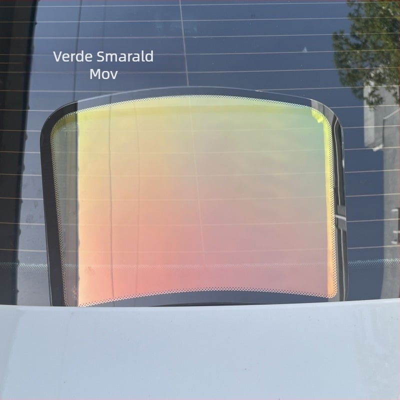 Folie solară colorată populară, folie izolatoare frontală, violet, albastru deschis, Enchantress Rose Ghost, folie pentru geamuri auto, izolație ridicată și înaltă definiție