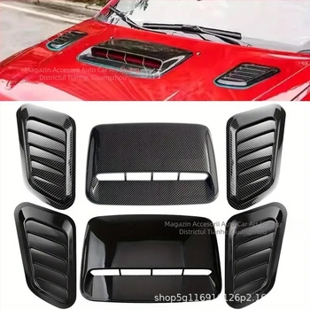 Autocolant decorativ universal pentru capota mașinii, autocolant fals pentru priza de aer, personalizat, creativ, pentru admisia aerului motorului, modificarea accesoriilor