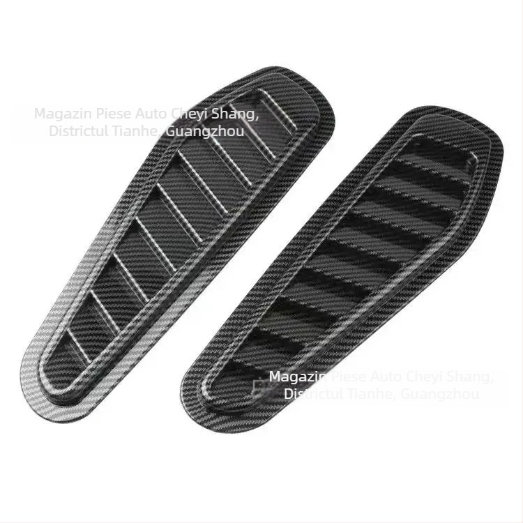 Autocolant decorativ universal pentru capota mașinii, autocolant fals pentru priza de aer, personalizat, creativ, pentru admisia aerului motorului, modificarea accesoriilor