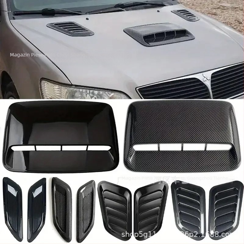 Autocolant decorativ universal pentru capota mașinii, autocolant fals pentru priza de aer, personalizat, creativ, pentru admisia aerului motorului, modificarea accesoriilor