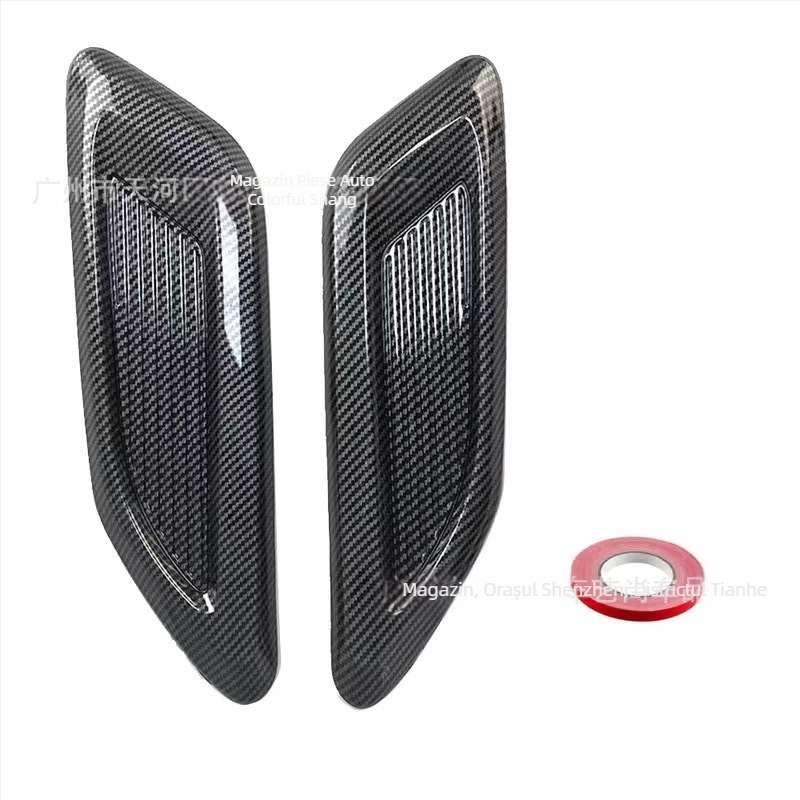 Autocolant decorativ universal pentru capota mașinii, autocolant fals pentru priza de aer, personalizat, creativ, pentru admisia aerului motorului, modificarea accesoriilor
