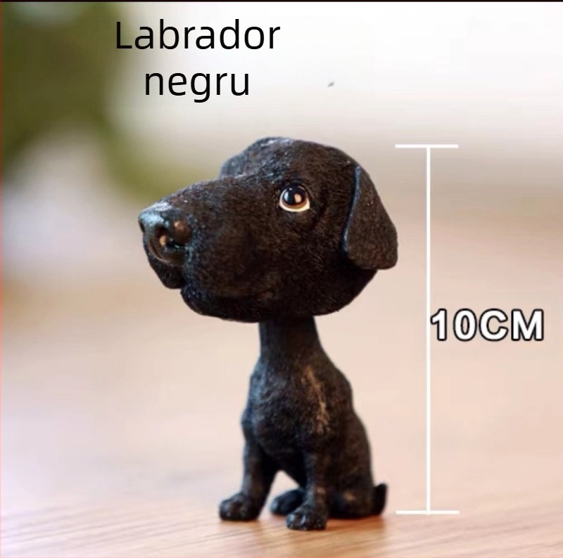 Ornamente transfrontaliere cu figurină tip bobblehead pentru câini, ornamente creative și drăguțe pentru mașini, păpuși drăguțe de simulare a câinilor și pisicilor, câini faimoși în întreaga lume
