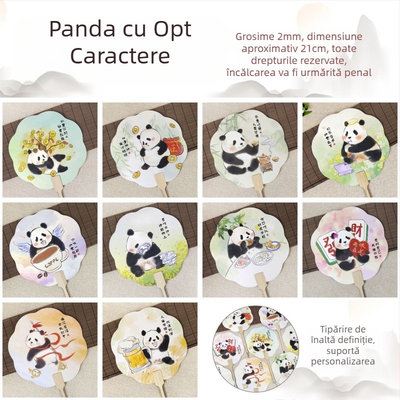 Evantai de bujor Luoyang, evantai în formă de floare în stil antic cultural și creativ, check-in foto pentru locuri pitorești la modă națională, personalizare evantai meșteșugăresc de dans