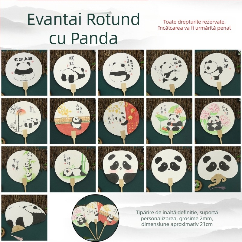 Evantai de bujor Luoyang, evantai în formă de floare în stil antic cultural și creativ, check-in foto pentru locuri pitorești la modă națională, personalizare evantai meșteșugăresc de dans