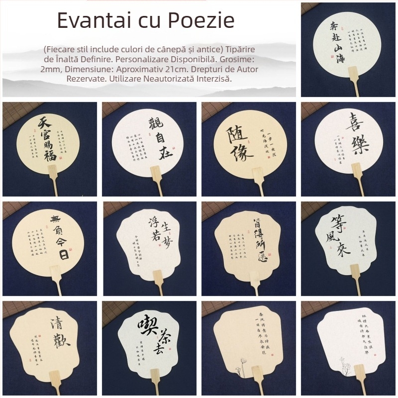 Evantai de bujor Luoyang, evantai în formă de floare în stil antic cultural și creativ, check-in foto pentru locuri pitorești la modă națională, personalizare evantai meșteșugăresc de dans