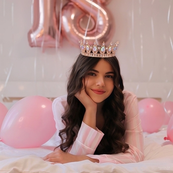 Coroana de mireasă, tiara de nuntă, ziua de naștere, pentru adulți, ceremonie de performanță, cea mai ușoară pentru potrivire, stras acrilic, accesoriu de păr, coroana rotundă luxoasă