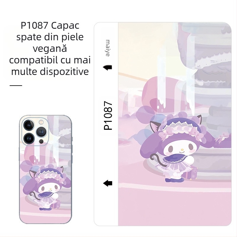 Mașină de tăiat folie din piele pentru spate Maiyesu, folie pentru telefon mobil, model de piele de vițel, mașină nouă de tăiat folie, folie specială anti-transpirație și anti-zgârieturi, folie spate