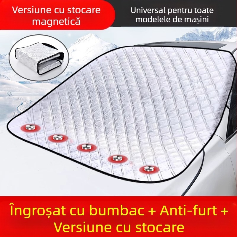 Husă auto pentru parbriz, protecție solară, protecție împotriva ploaie, izolație termică îngheț, jumătate de husă pentru jumătate de corp, husă exterioară sub-pass, scut de zăpadă