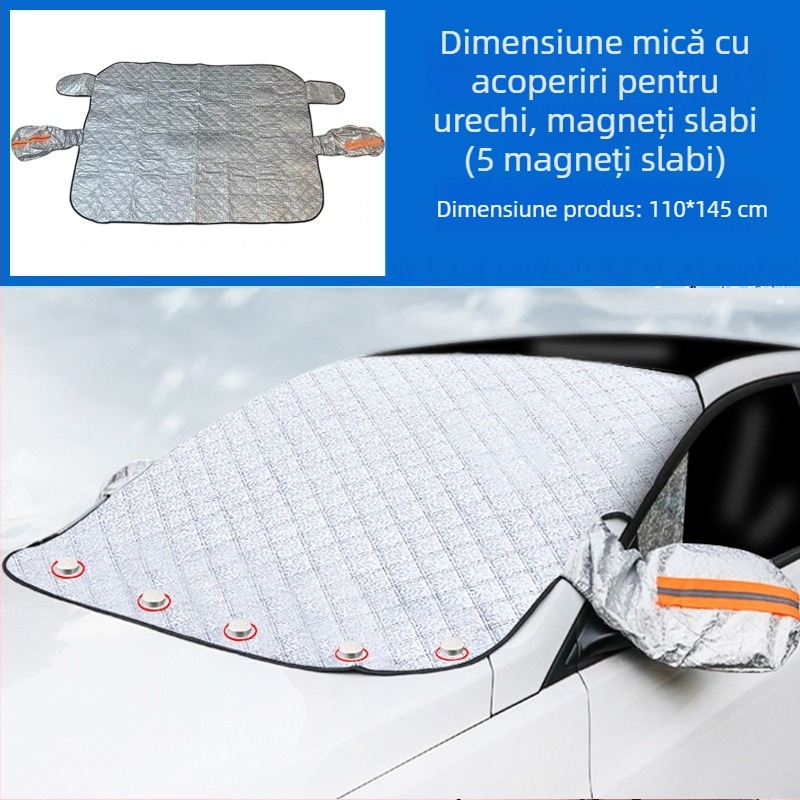Husă auto pentru parbriz, protecție solară, protecție împotriva ploaie, izolație termică îngheț, jumătate de husă pentru jumătate de corp, husă exterioară sub-pass, scut de zăpadă