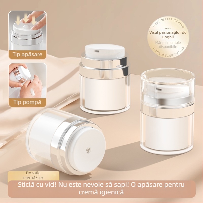 Sticlă goală portabilă pentru cremă, cutie de călătorie, sticlă goală pentru fundație, loțiune cosmetică, sticlă goală pentru moale, sticlă de călătorie, sticlă goală pentru cremă, borcan, sticlă de probă, sticlă goală pentru moale, sticlă de călătorie, st