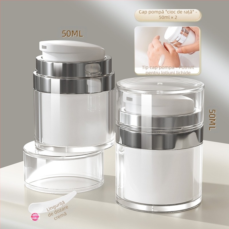 Sticlă goală portabilă pentru cremă, cutie de călătorie, sticlă goală pentru fundație, loțiune cosmetică, sticlă goală pentru moale, sticlă de călătorie, sticlă goală pentru cremă, borcan, sticlă de probă, sticlă goală pentru moale, sticlă de călătorie, st