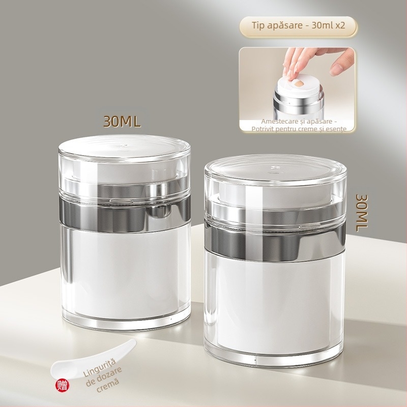 Sticlă goală portabilă pentru cremă, cutie de călătorie, sticlă goală pentru fundație, loțiune cosmetică, sticlă goală pentru moale, sticlă de călătorie, sticlă goală pentru cremă, borcan, sticlă de probă, sticlă goală pentru moale, sticlă de călătorie, st