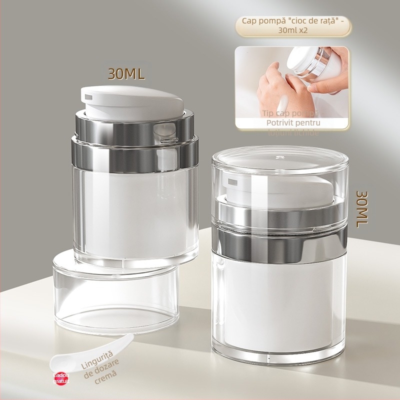 Sticlă goală portabilă pentru cremă, cutie de călătorie, sticlă goală pentru fundație, loțiune cosmetică, sticlă goală pentru moale, sticlă de călătorie, sticlă goală pentru cremă, borcan, sticlă de probă, sticlă goală pentru moale, sticlă de călătorie, st