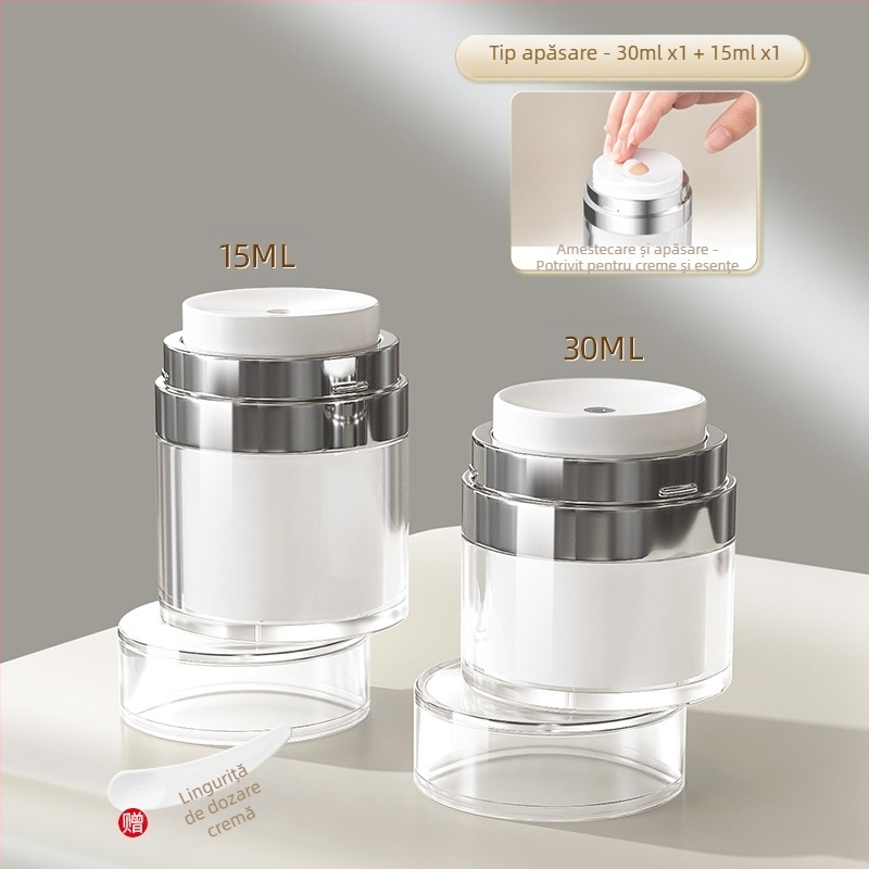 Sticlă goală portabilă pentru cremă, cutie de călătorie, sticlă goală pentru fundație, loțiune cosmetică, sticlă goală pentru moale, sticlă de călătorie, sticlă goală pentru cremă, borcan, sticlă de probă, sticlă goală pentru moale, sticlă de călătorie, st