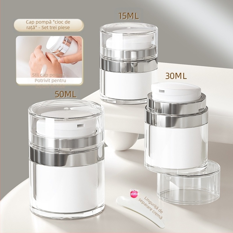 Sticlă goală portabilă pentru cremă, cutie de călătorie, sticlă goală pentru fundație, loțiune cosmetică, sticlă goală pentru moale, sticlă de călătorie, sticlă goală pentru cremă, borcan, sticlă de probă, sticlă goală pentru moale, sticlă de călătorie, st