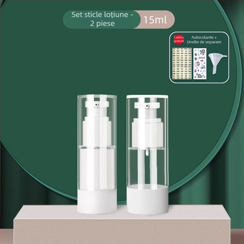 Sticlă goală portabilă pentru cremă, cutie de călătorie, sticlă goală pentru fundație, loțiune cosmetică, sticlă goală pentru moale, sticlă de călătorie, sticlă goală pentru cremă, borcan, sticlă de probă, sticlă goală pentru moale, sticlă de călătorie, st