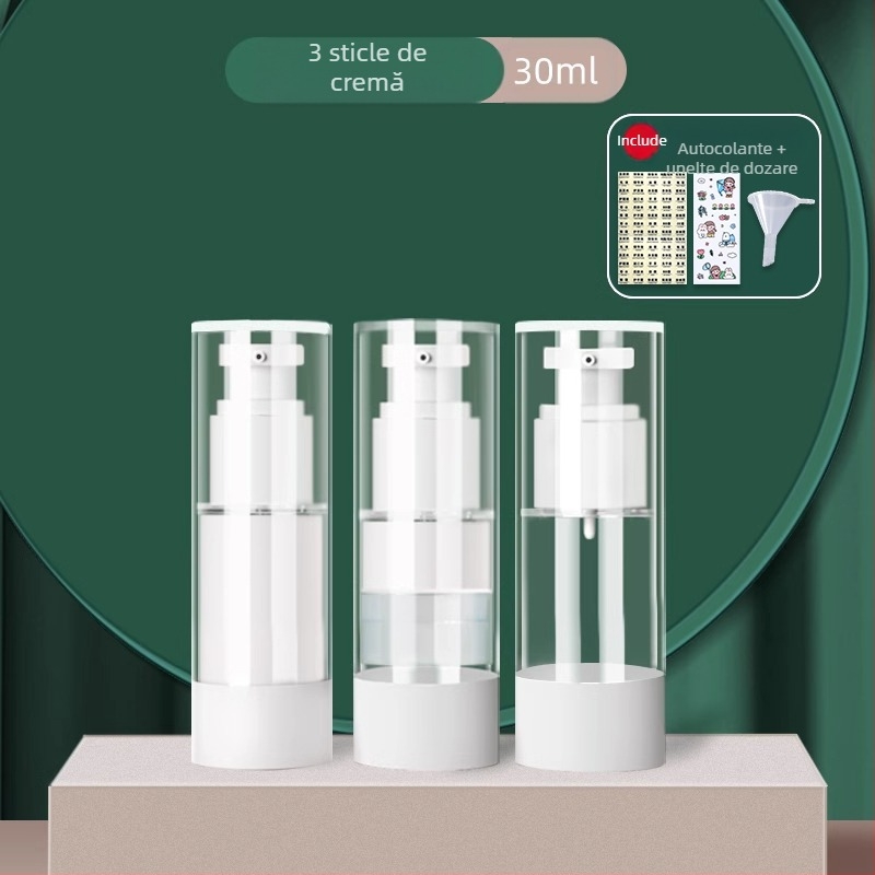 Sticlă goală portabilă pentru cremă, cutie de călătorie, sticlă goală pentru fundație, loțiune cosmetică, sticlă goală pentru moale, sticlă de călătorie, sticlă goală pentru cremă, borcan, sticlă de probă, sticlă goală pentru moale, sticlă de călătorie, st