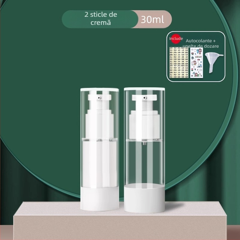 Sticlă goală portabilă pentru cremă, cutie de călătorie, sticlă goală pentru fundație, loțiune cosmetică, sticlă goală pentru moale, sticlă de călătorie, sticlă goală pentru cremă, borcan, sticlă de probă, sticlă goală pentru moale, sticlă de călătorie, st