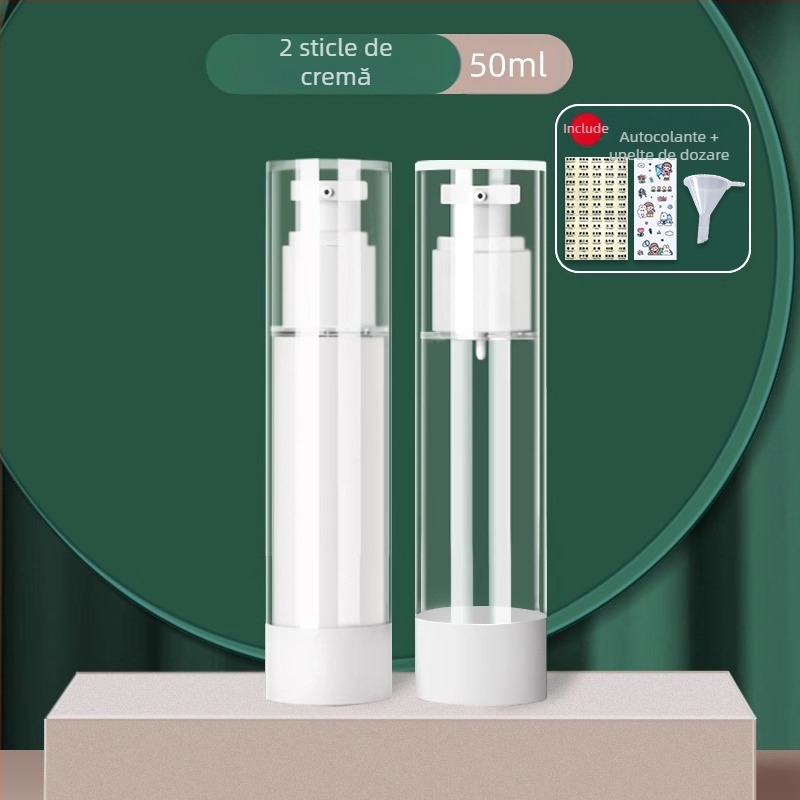 Sticlă goală portabilă pentru cremă, cutie de călătorie, sticlă goală pentru fundație, loțiune cosmetică, sticlă goală pentru moale, sticlă de călătorie, sticlă goală pentru cremă, borcan, sticlă de probă, sticlă goală pentru moale, sticlă de călătorie, st