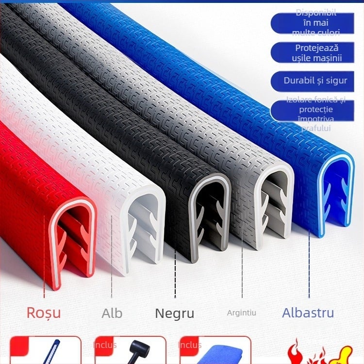 Bandă anti-coliziune universală pentru uși, bandă de protecție pentru marginea ușii, bandă adezivă anti-zgârieturi, accesorii decorative