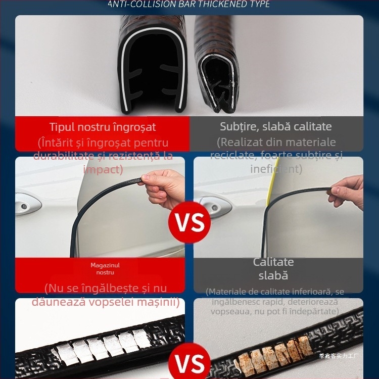 Bandă anti-coliziune universală pentru uși, bandă de protecție pentru marginea ușii, bandă adezivă anti-zgârieturi, accesorii decorative