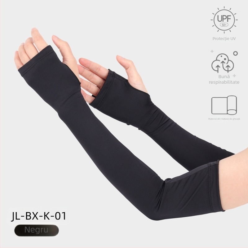 Ruidong, manșon de gheață pentru ciclism în aer liber, manșon de vară Ice Sense, culoare solidă, respirabil, manșon antiderapant Ice Silk, en-gros