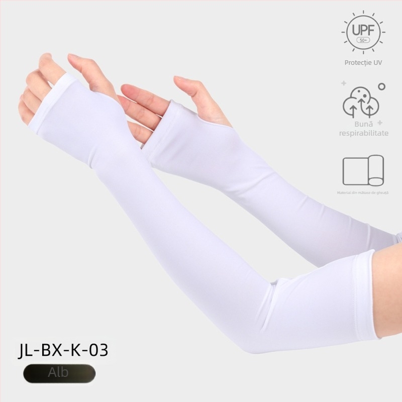 Ruidong, manșon de gheață pentru ciclism în aer liber, manșon de vară Ice Sense, culoare solidă, respirabil, manșon antiderapant Ice Silk, en-gros