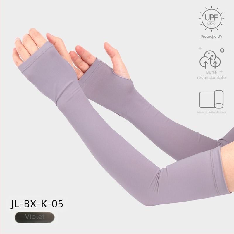 Ruidong, manșon de gheață pentru ciclism în aer liber, manșon de vară Ice Sense, culoare solidă, respirabil, manșon antiderapant Ice Silk, en-gros