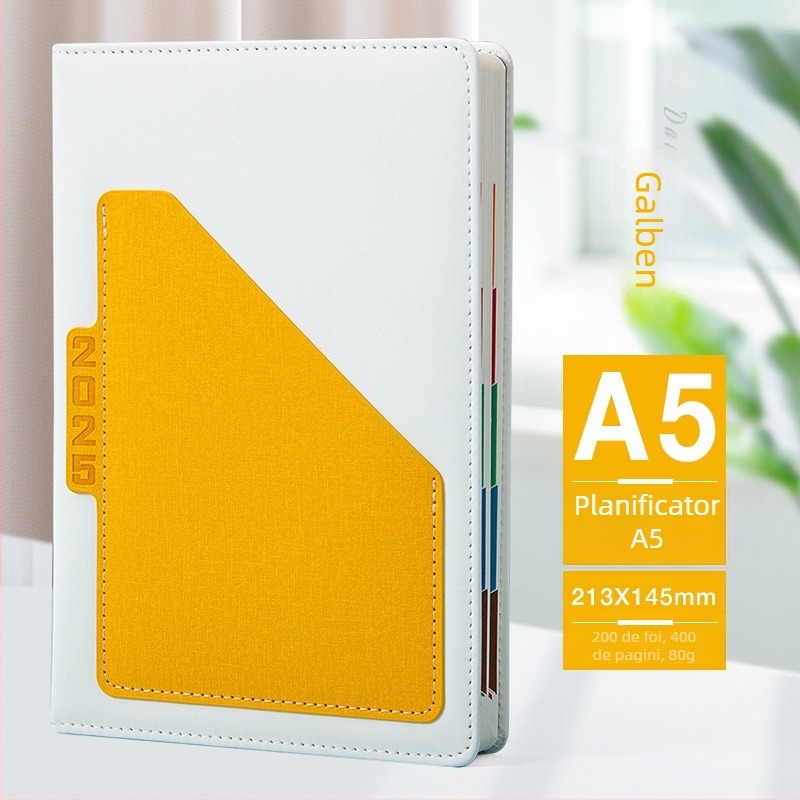 2025 programează acest buzunar zilnic planifică o pagină această afacere blocnotes caiet logo personalizat imprimabil