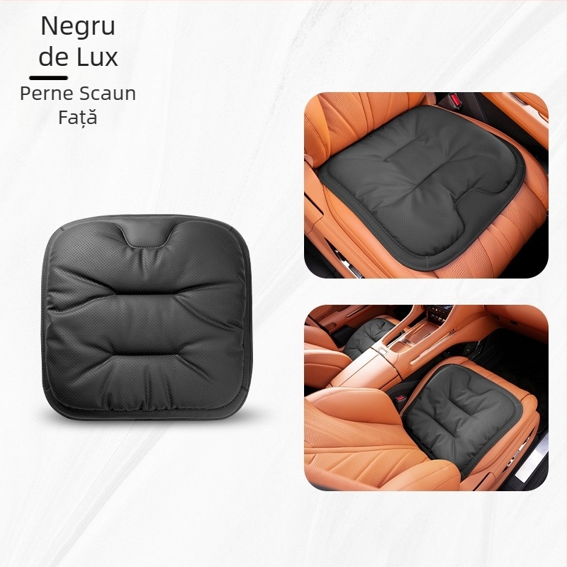 Pernă auto pentru scaune patru anotimpuri, interior general, husă de înaltă calitate, potrivită pentru Mercedes-Benz BMW, husă spate dintr-o singură bucată