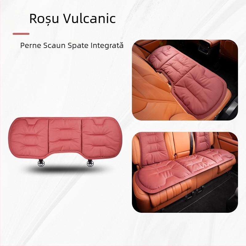 Pernă auto pentru scaune patru anotimpuri, interior general, husă de înaltă calitate, potrivită pentru Mercedes-Benz BMW, husă spate dintr-o singură bucată