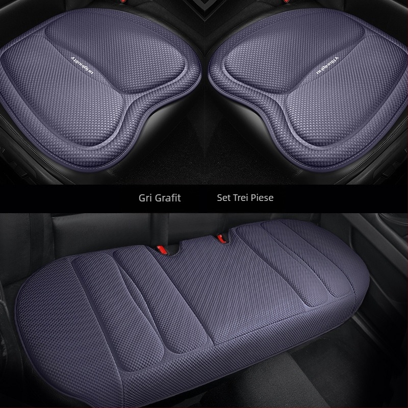 Pernă auto cu straturi spațiale de vară, ventilată și respirabilă, set de trei piese, decorațiuni auto creative, consumabile auto