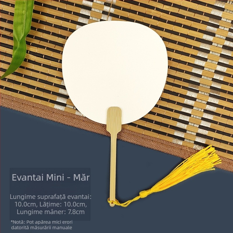 Vopsea de albire goală specială antică Xuan hârtie evantai caligrafie pictură manuală DIY fabricare evantai vopsea material evantai îngroșat evantai