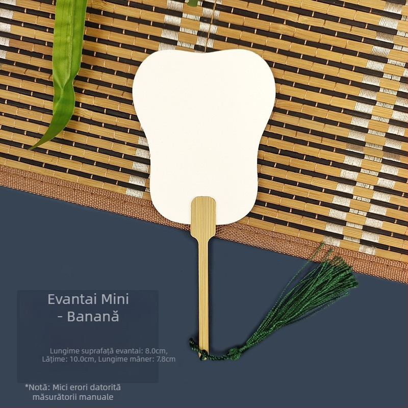 Vopsea de albire goală specială antică Xuan hârtie evantai caligrafie pictură manuală DIY fabricare evantai vopsea material evantai îngroșat evantai