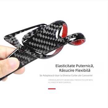 Bandă anti-coliziune pentru sprâncene, din fibră de carbon reală, anti-coliziune, anti-zgârieturi, lipici anti-coliziune, autocolant decorativ, bandă decorativă pentru roți auto noi