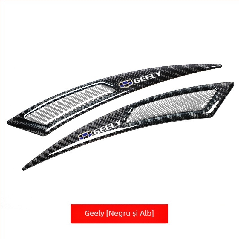 Bandă anti-coliziune pentru sprâncene, din fibră de carbon reală, anti-coliziune, anti-zgârieturi, lipici anti-coliziune, autocolant decorativ, bandă decorativă pentru roți auto noi