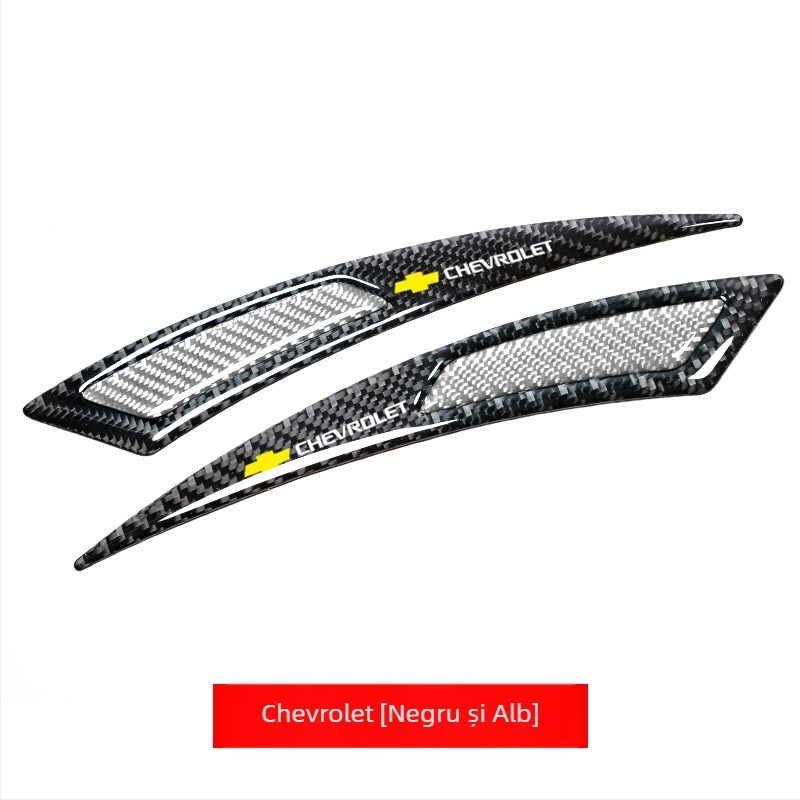 Bandă anti-coliziune pentru sprâncene, din fibră de carbon reală, anti-coliziune, anti-zgârieturi, lipici anti-coliziune, autocolant decorativ, bandă decorativă pentru roți auto noi