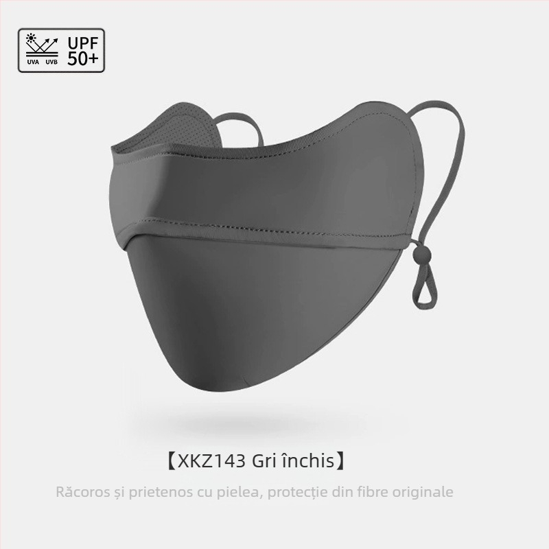 Mască de protecție solară pentru femei, colțul ochilor, respirabilă, de vară, anti-ultraviolete, gradient de mătase de gheață, stereo, mască de soare UPF50