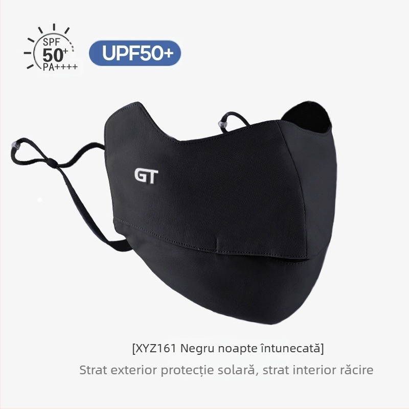 Mască de protecție solară pentru femei, colțul ochilor, respirabilă, de vară, anti-ultraviolete, gradient de mătase de gheață, stereo, mască de soare UPF50