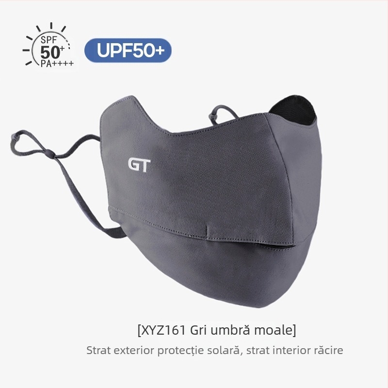 Mască de protecție solară pentru femei, colțul ochilor, respirabilă, de vară, anti-ultraviolete, gradient de mătase de gheață, stereo, mască de soare UPF50