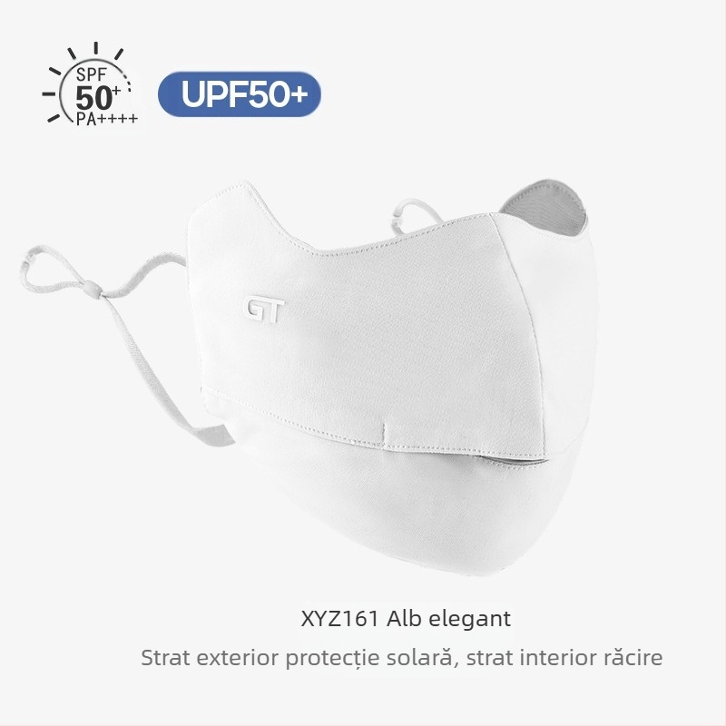 Mască de protecție solară pentru femei, colțul ochilor, respirabilă, de vară, anti-ultraviolete, gradient de mătase de gheață, stereo, mască de soare UPF50